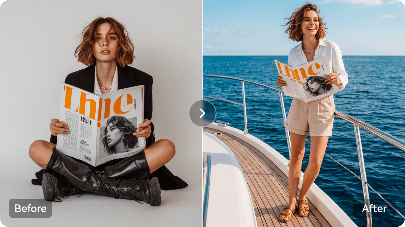 Create new images from photos with prompt control using AI image generator from image
