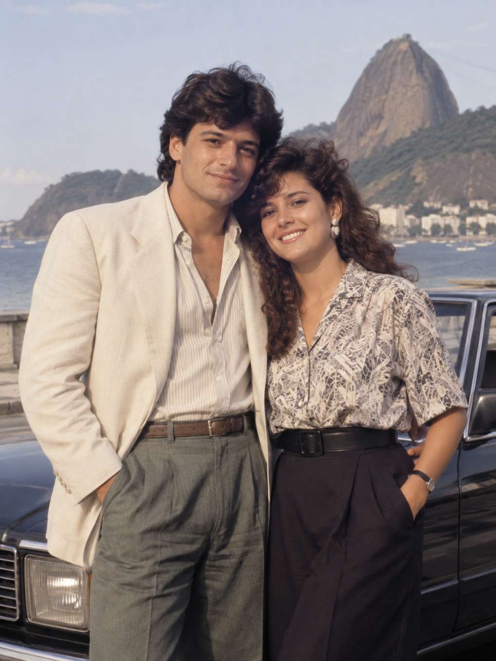 visual premium para capa - exemplo de foto de casal anos 80