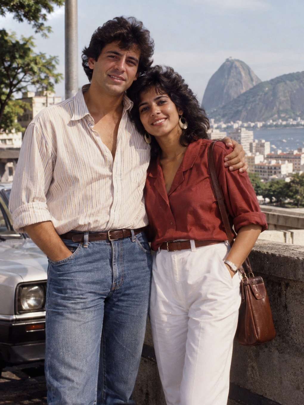 detalhess discretos - exemplo de foto de casal anos 80