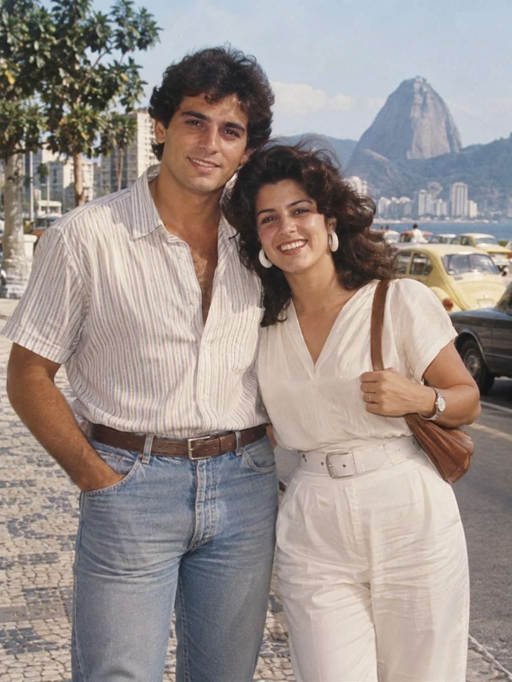 acabamento profissional para marca - exemplo de foto de casal anos 80