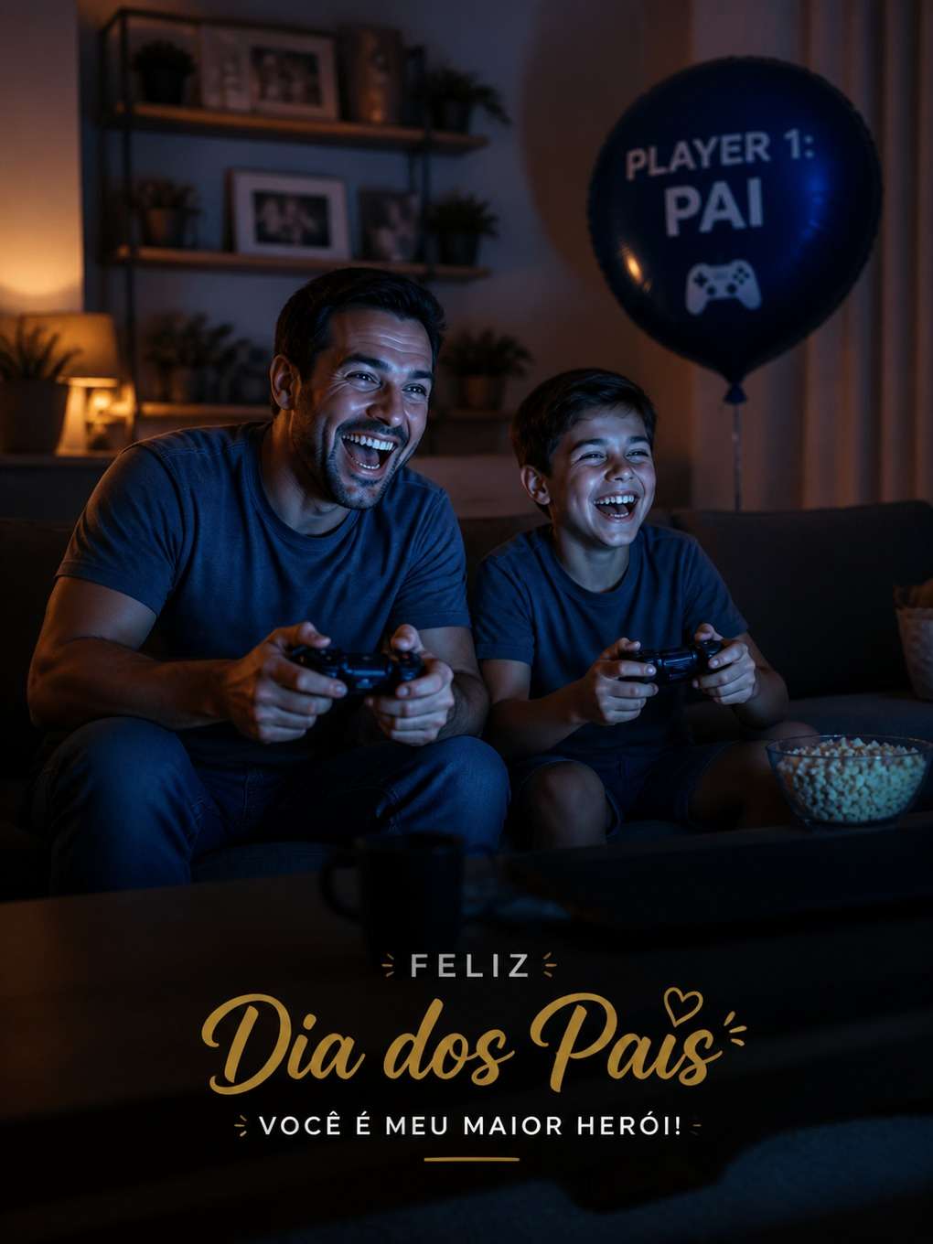 pai e filho em viagem de carro - exemplo de fotos com mensagens de dia dos pais