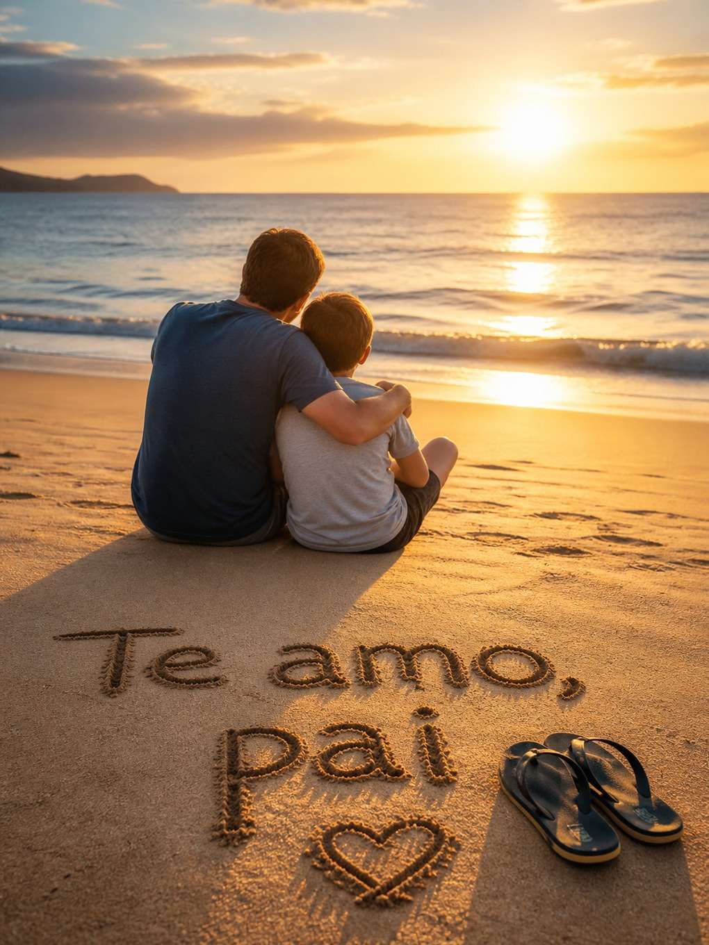 churrasco em família no dia dos pais - exemplo de fotos com mensagens de dia dos pais
