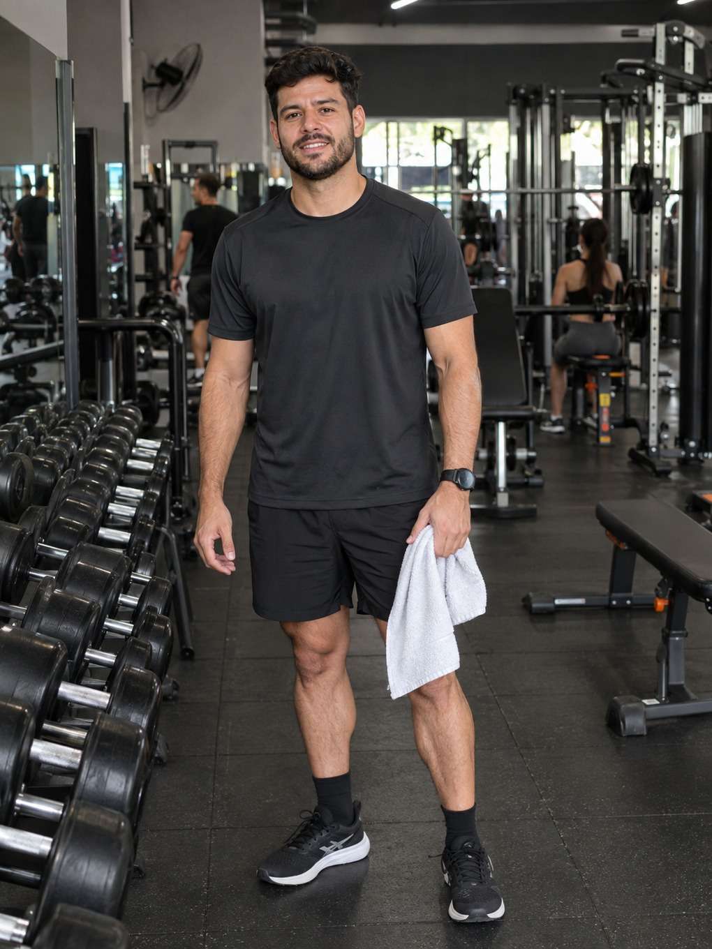 look masculino na academia - exemplo de foto de academia