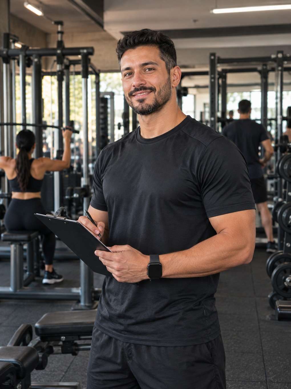 personal trainer profissional - exemplo de foto de academia