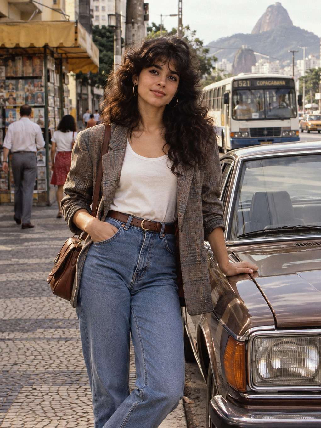 clima urbano - exemplo de prompt anos 80