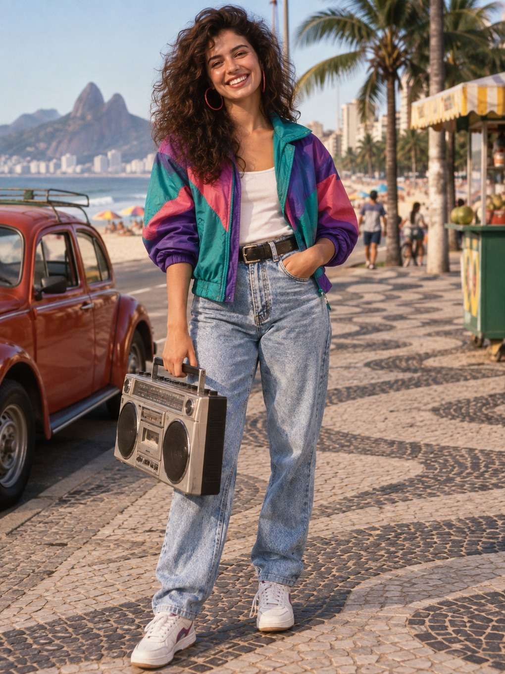 mood alegre e acessível - exemplo de prompt anos 80