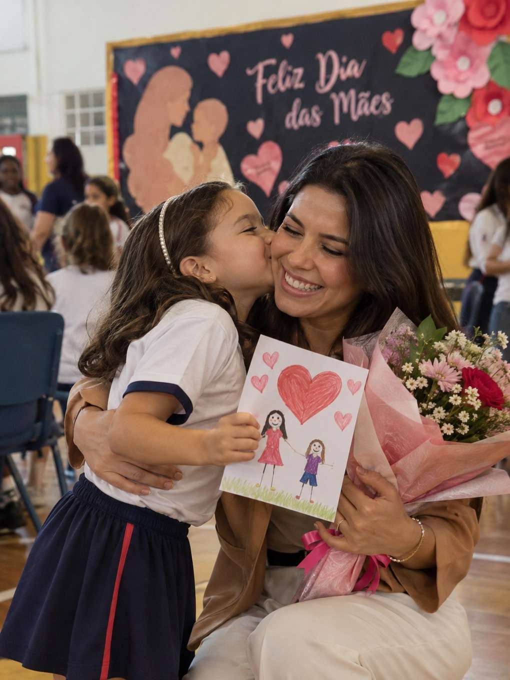 homenagem na escola - exemplo de prompt dia das mães