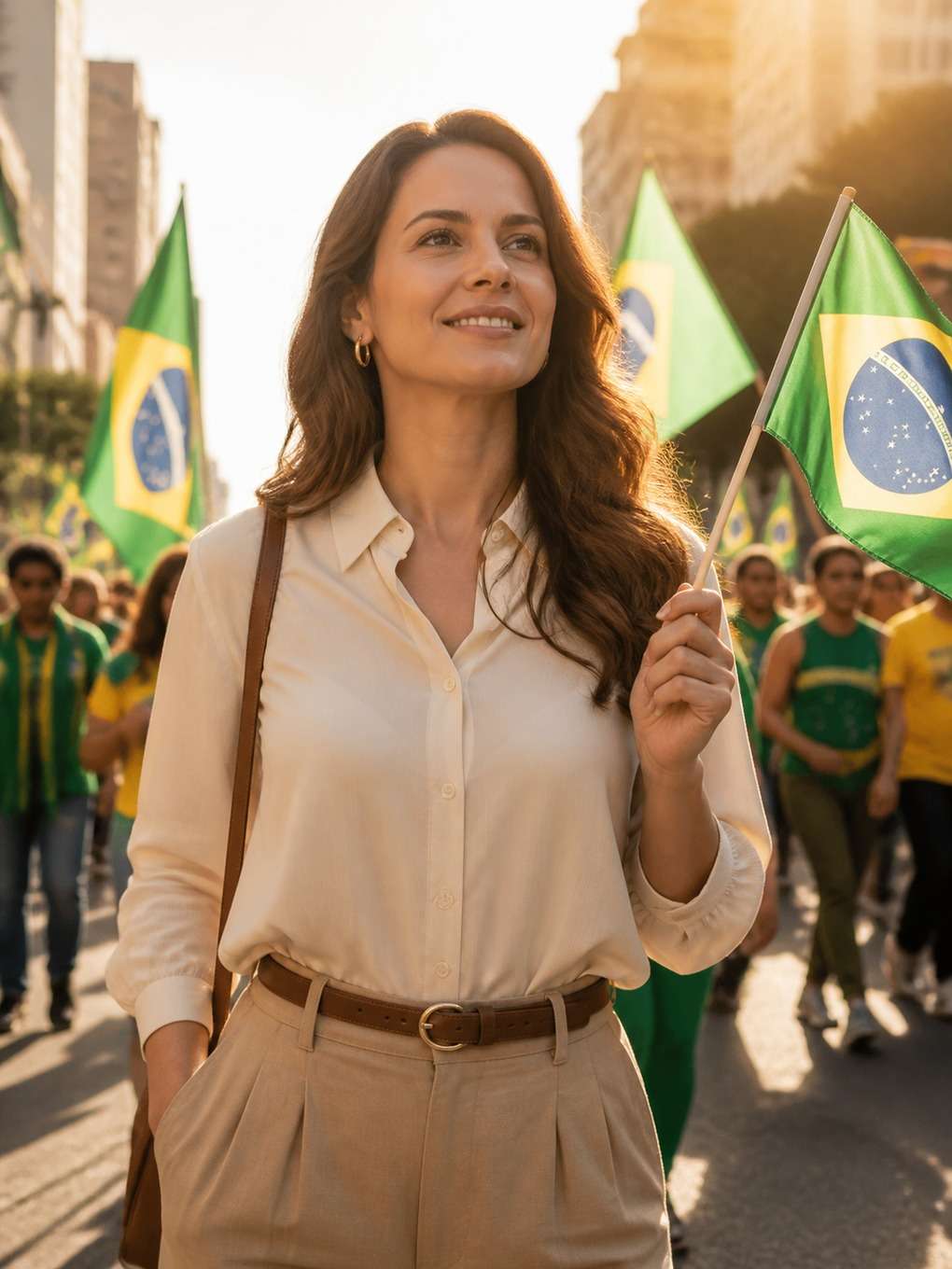 arte com frase de homenagem - exemplo de 7 de setembro