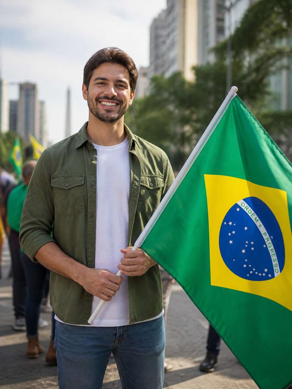 família reunida no feriado - exemplo de 7 de setembro