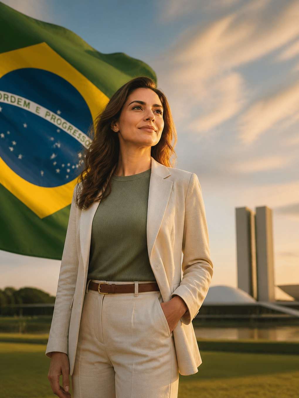 retrato minimalista com fundo limpo - exemplo de 7 de setembro