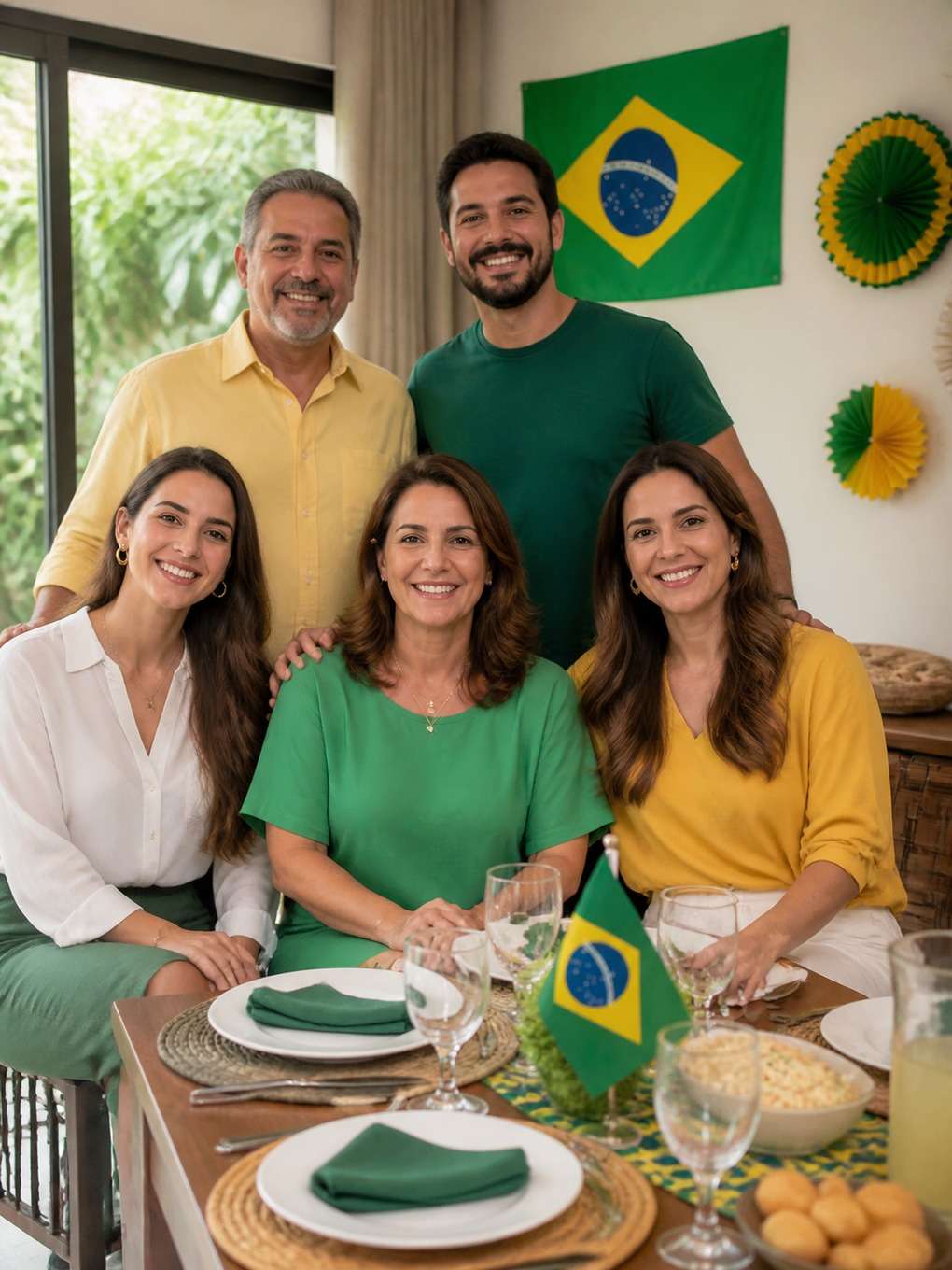casal em clima de feriado - exemplo de 7 de setembro