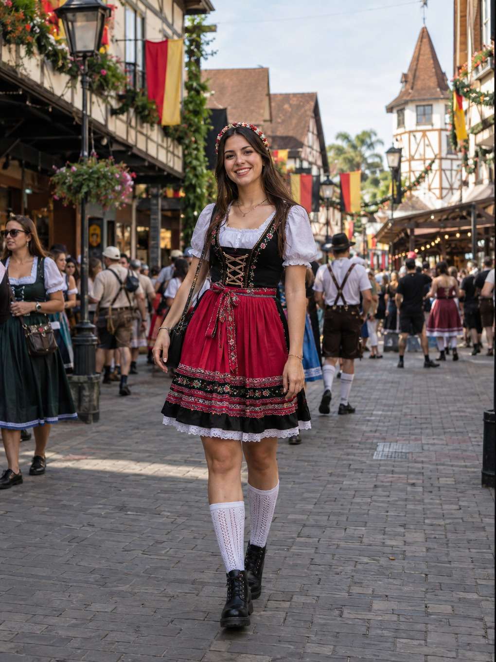 centro de blumenau - exemplo de prompt oktoberfest