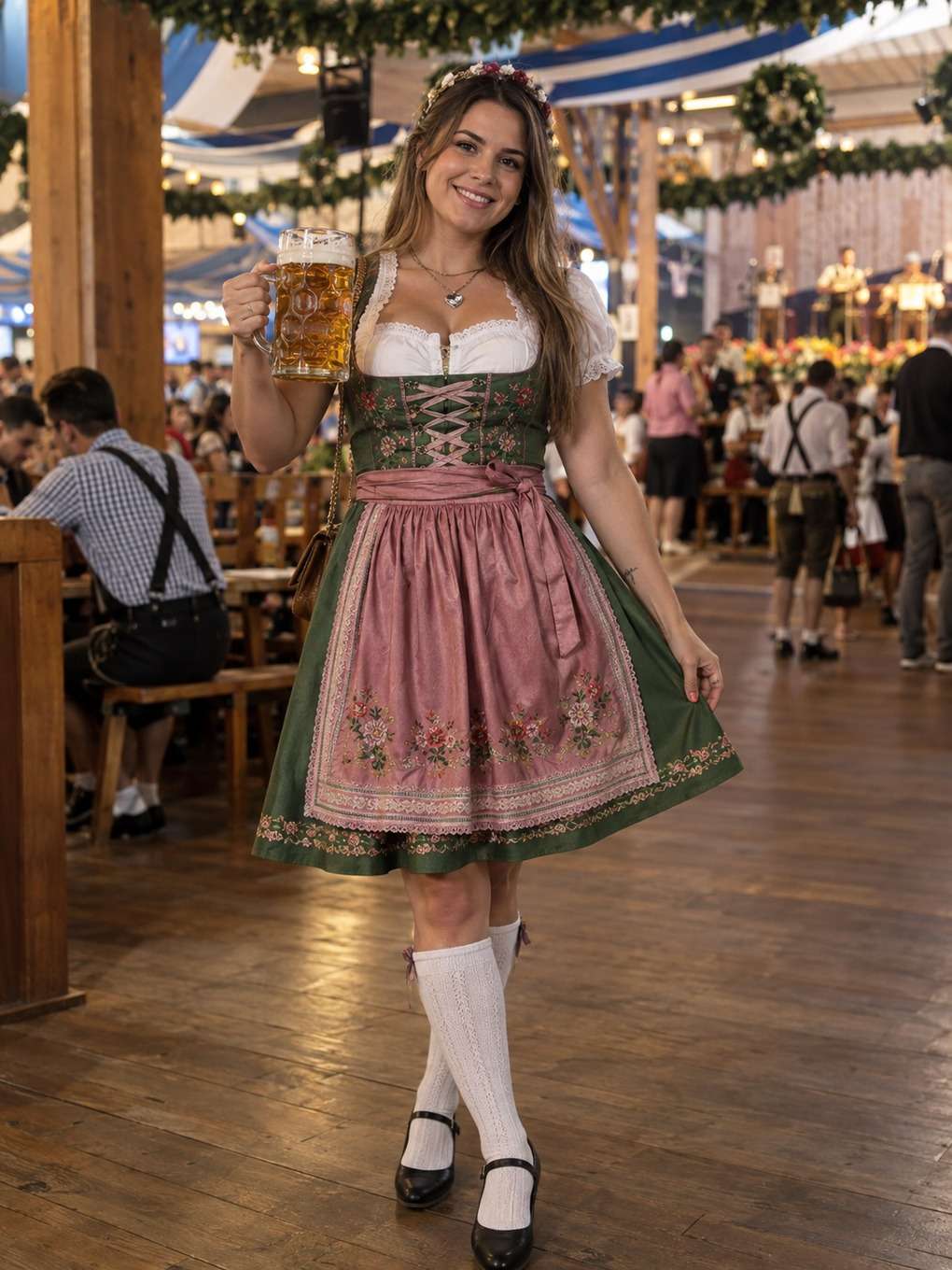 bordados do traje - exemplo de prompt oktoberfest