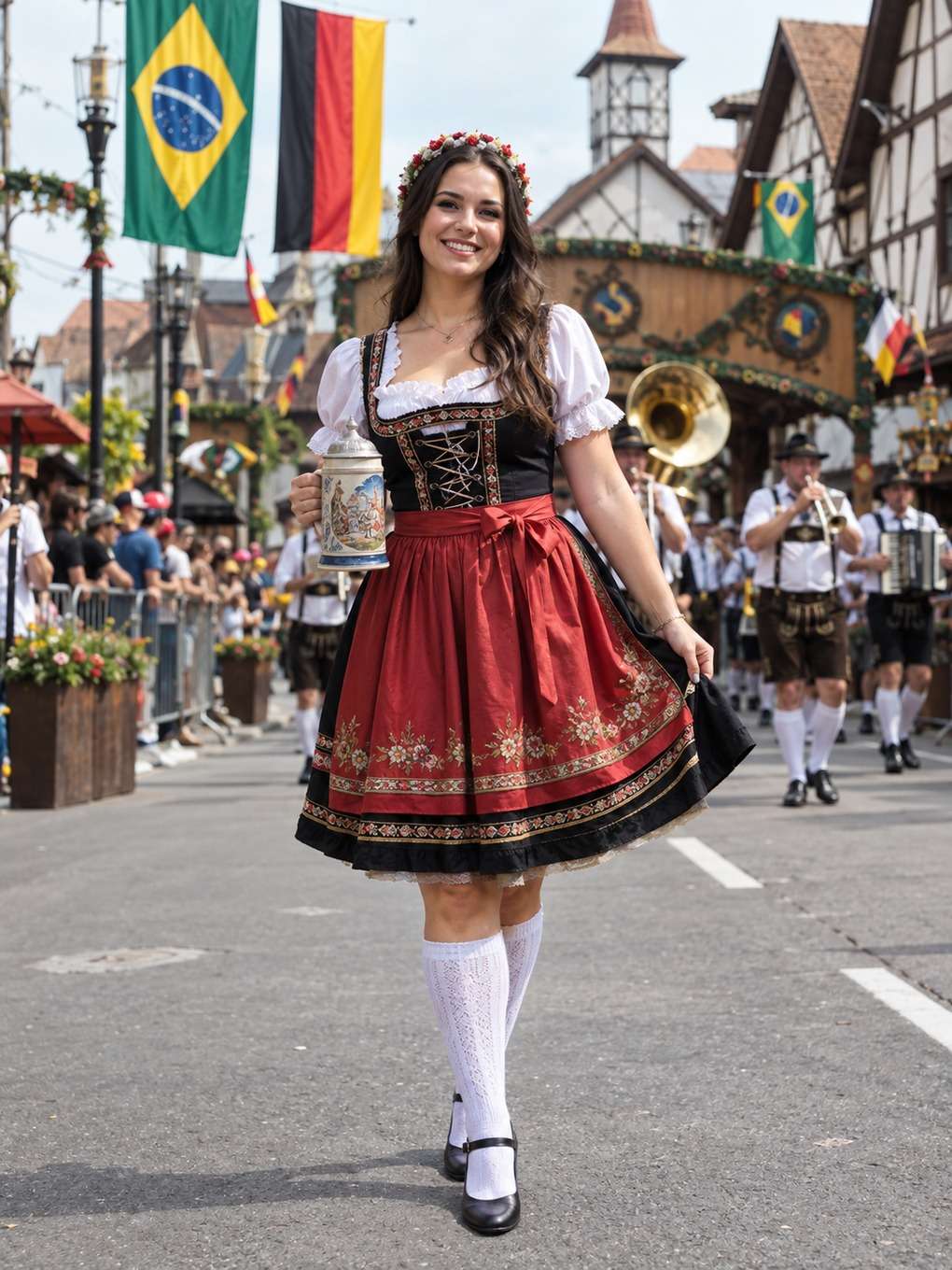 desfile cultural - exemplo de prompt oktoberfest