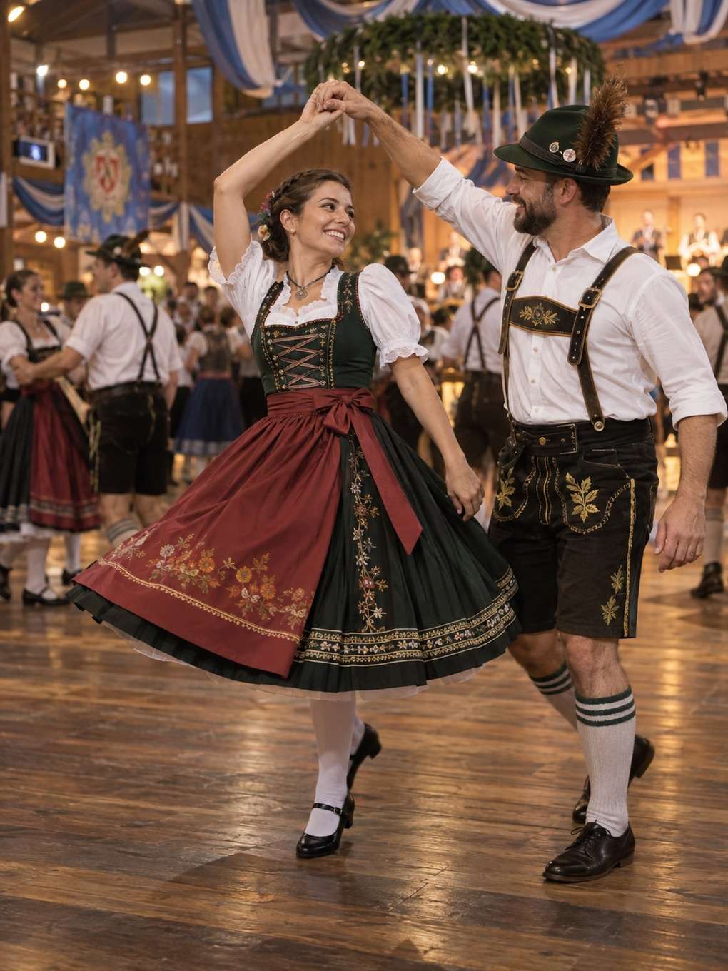 dança típica - exemplo de prompt oktoberfest