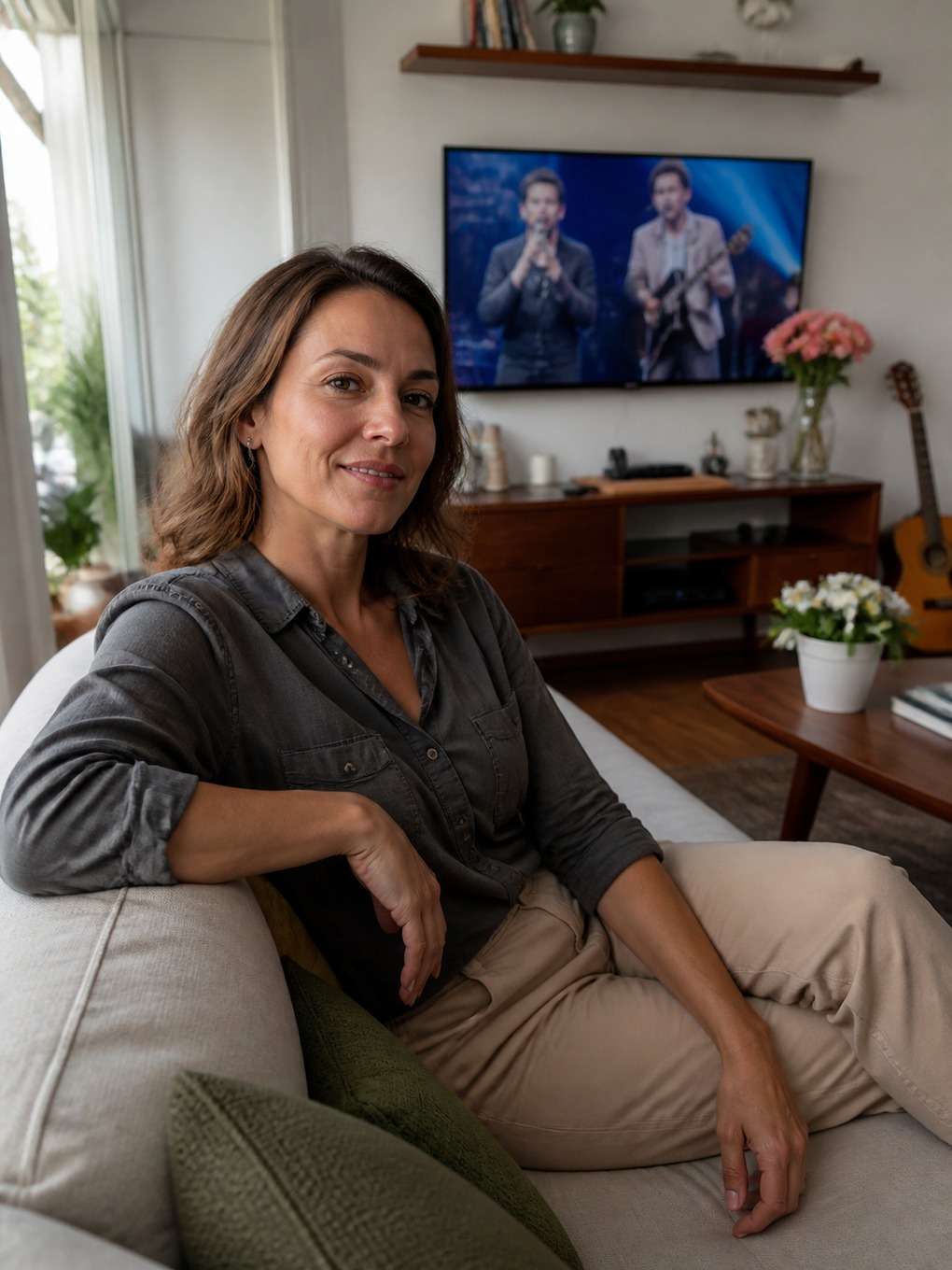 homenagem musical em casa - exemplo de foto movida con cantantes