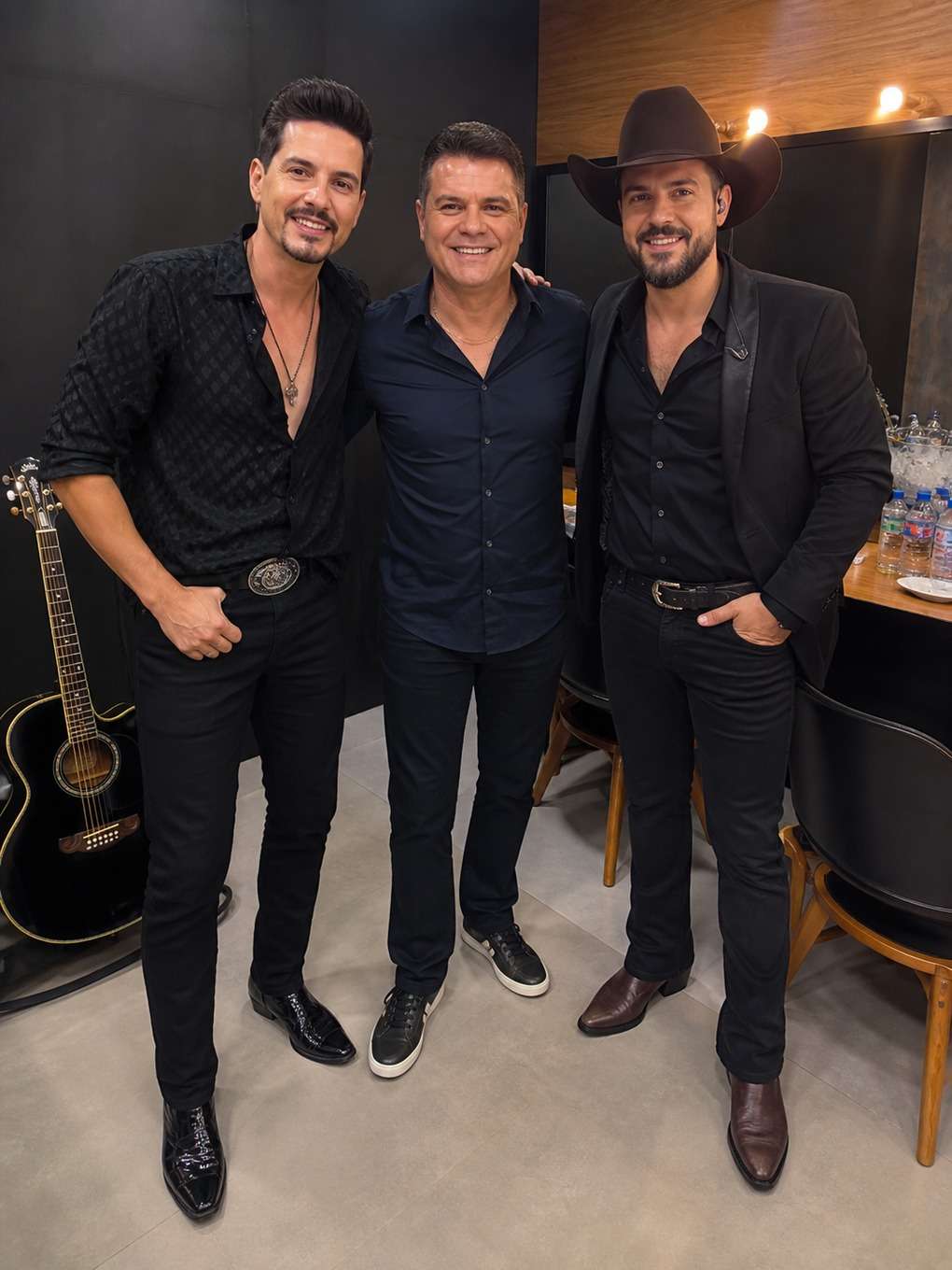 encontro com duo sertanejo - exemplo de foto movida con cantantes