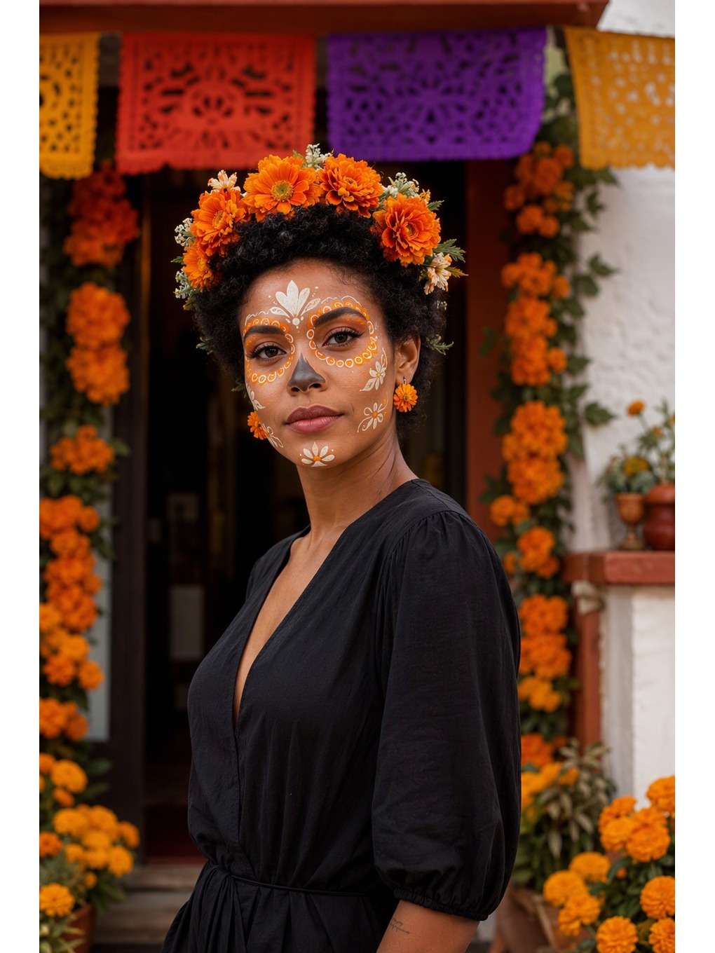 junto ? porta - exemplo de prompts de catrina para fotos no