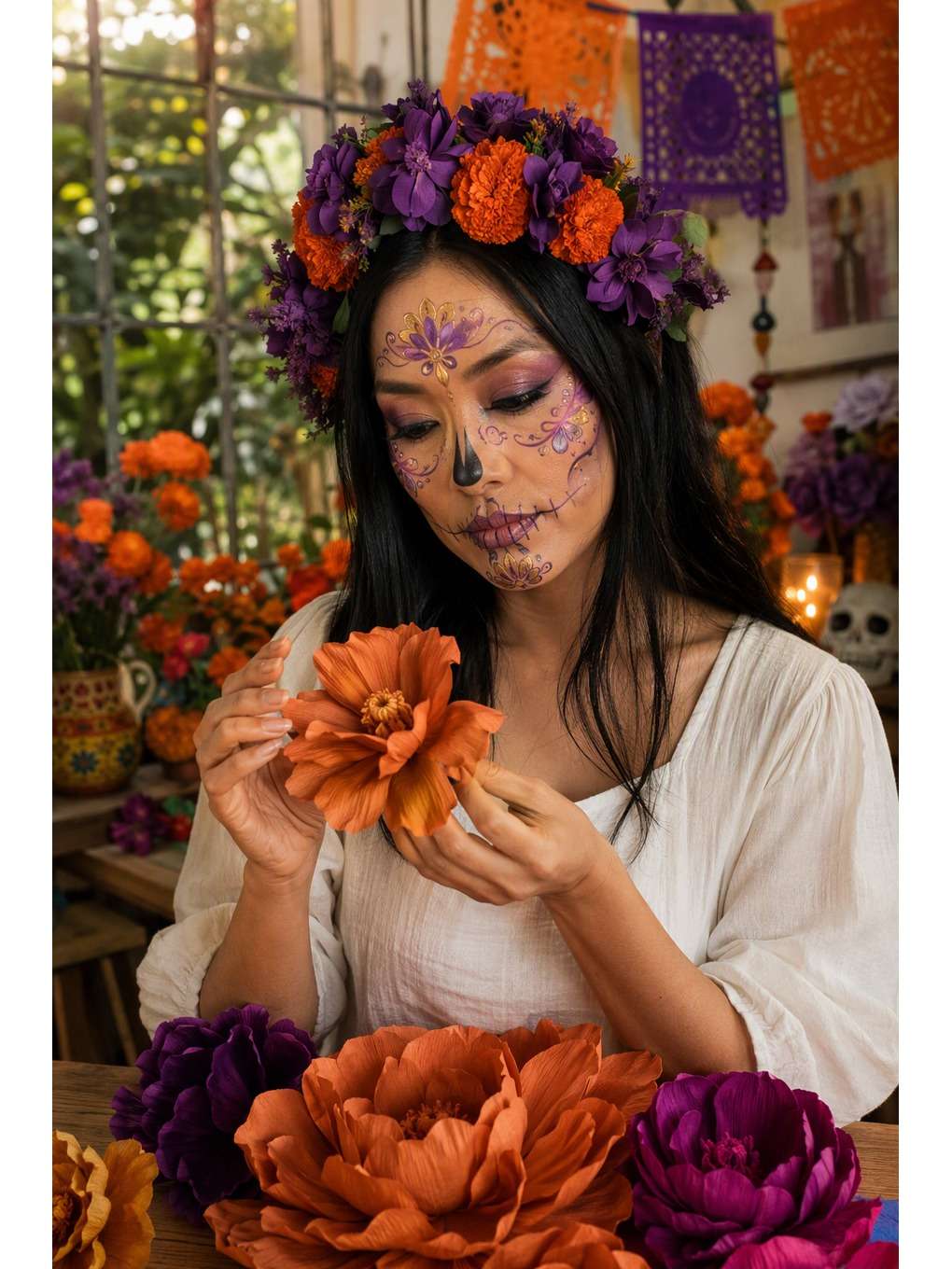 ateliê artesanal - exemplo de prompts de catrina para fotos no