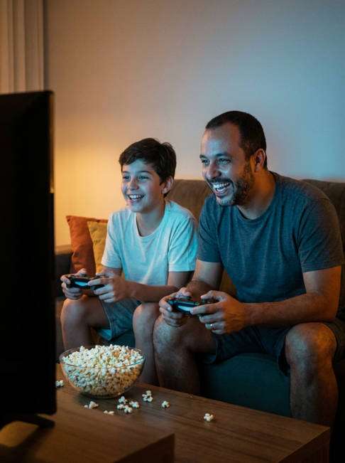 pai gamer - exemplo de fotos de dia dos pais