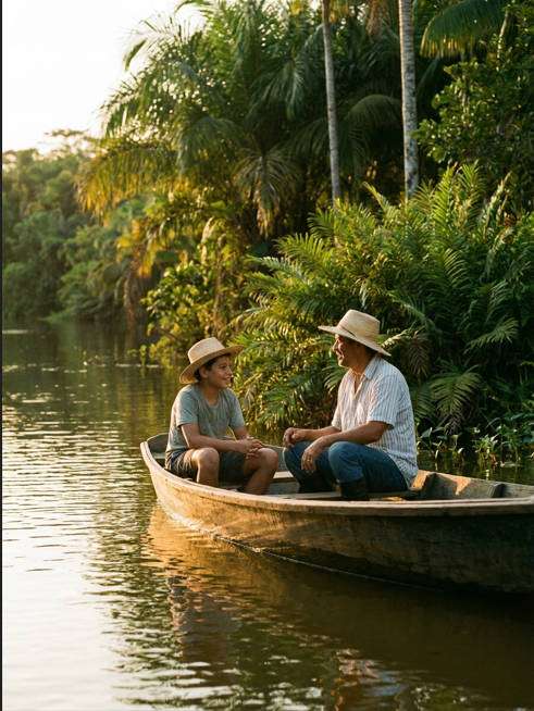 passeio de barco - exemplo de fotos de dia dos pais