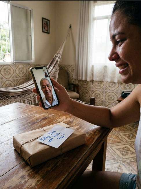 videochamada - exemplo de fotos de dia dos pais