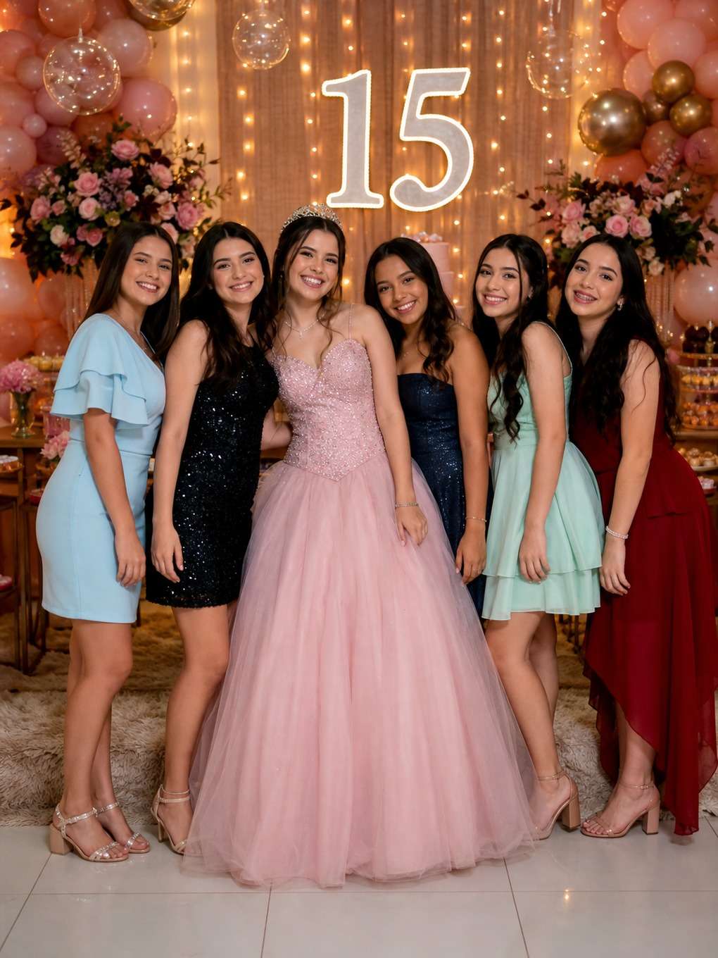 foto com família - exemplo de prompts para fotos com amigas nos 15 anos