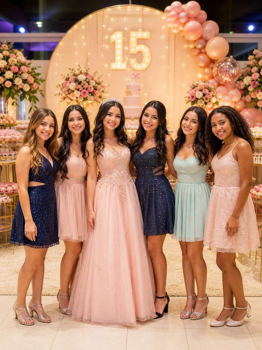 detalhes de princesa moderna - exemplo de prompts para fotos com amigas nos 15 anos