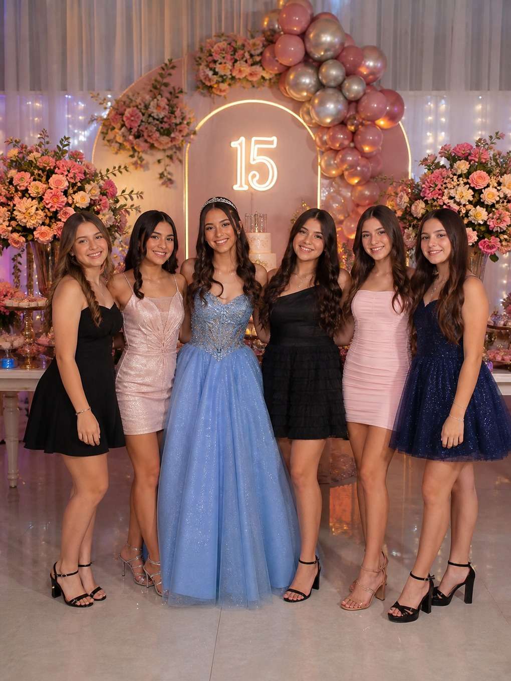ensaio antes da festa - exemplo de prompts para fotos com amigas nos 15 anos