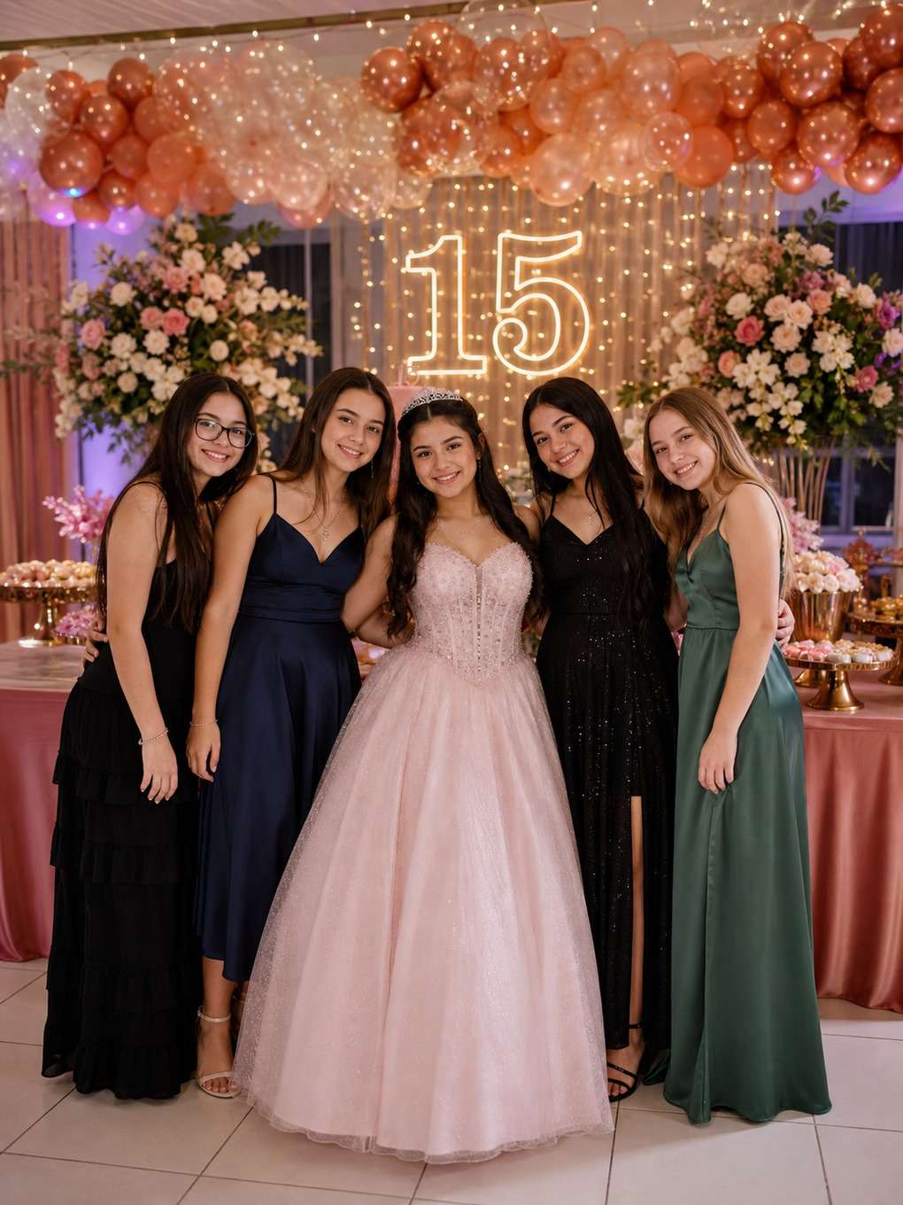 retrato final - exemplo de prompts para fotos com amigas nos 15 anos