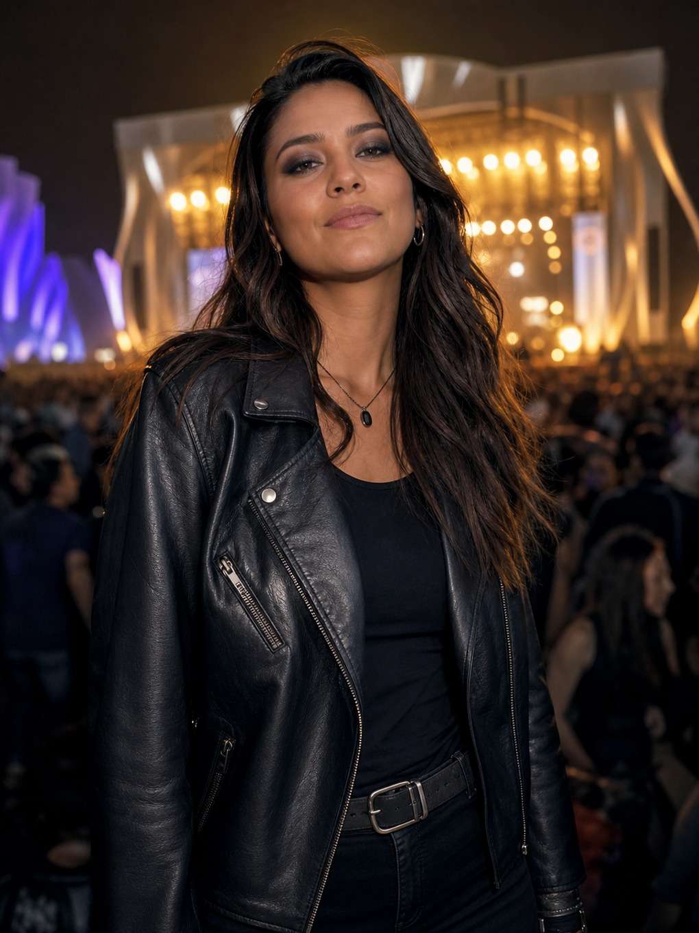 look clássico de rock - exemplo de prompts para look rock in rio
