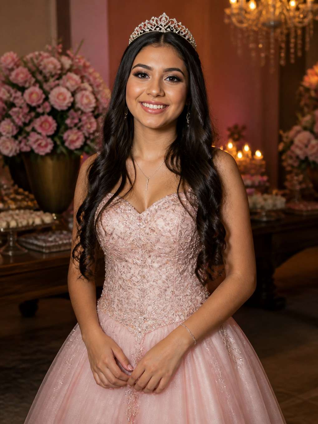 ensaio antes da festa - exemplo de prompts para maquiagem de debutante