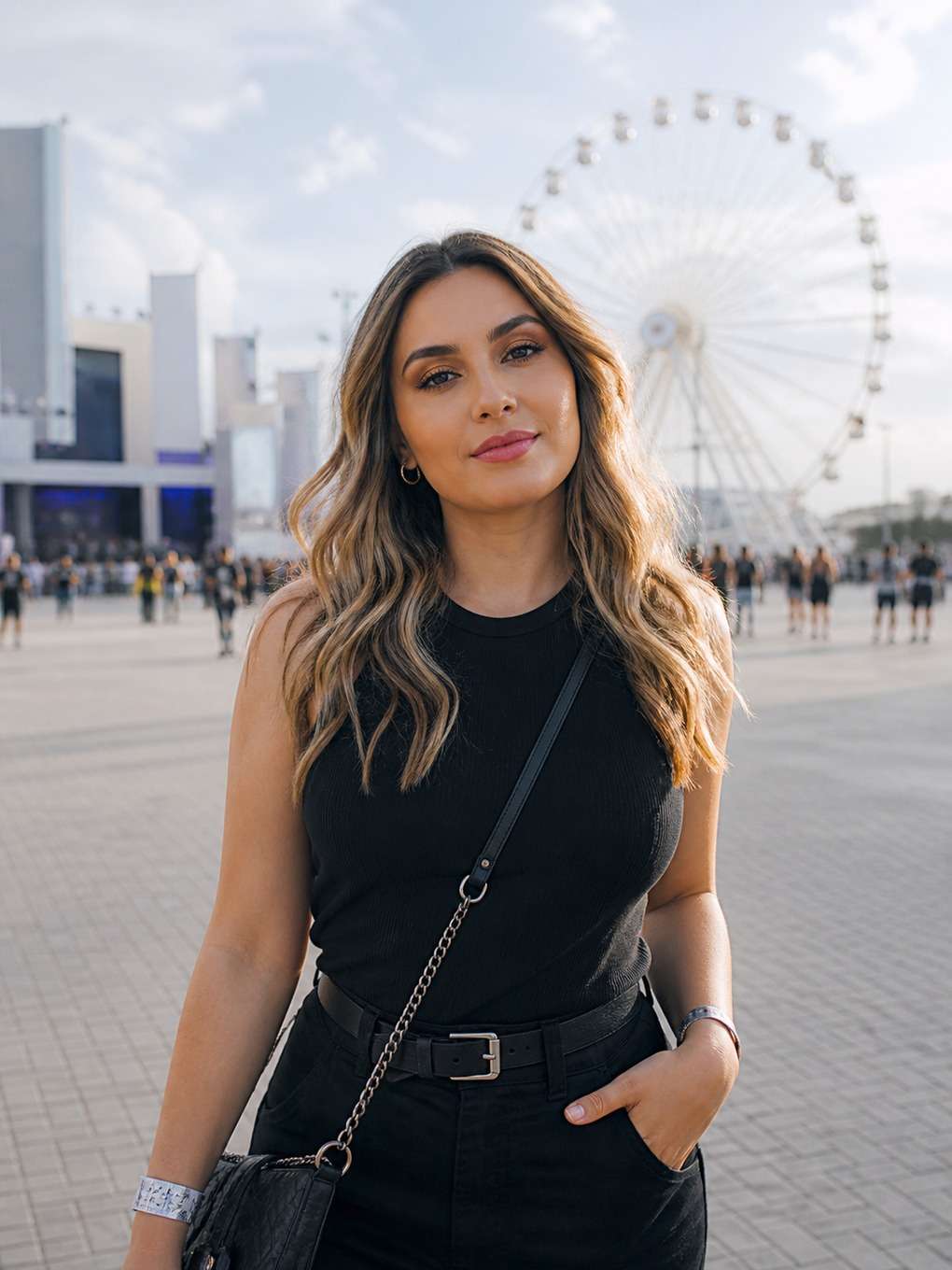 look de festival leve para o dia - exemplo de prompts para maquiagem rock in rio