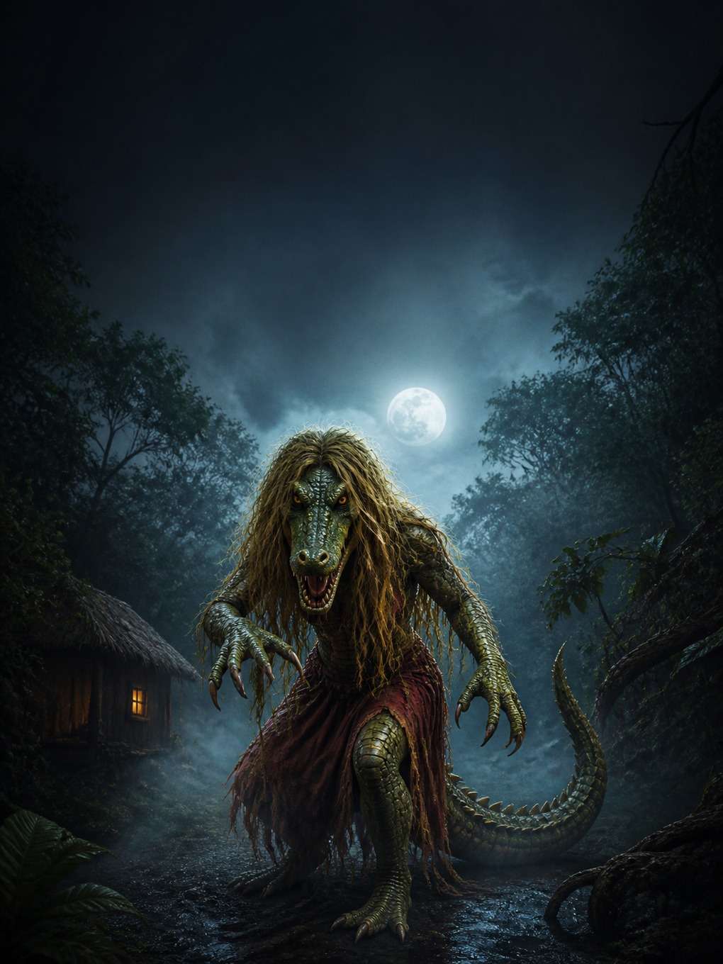 cuca em cartaz de filme com área livre - exemplo de cuca com