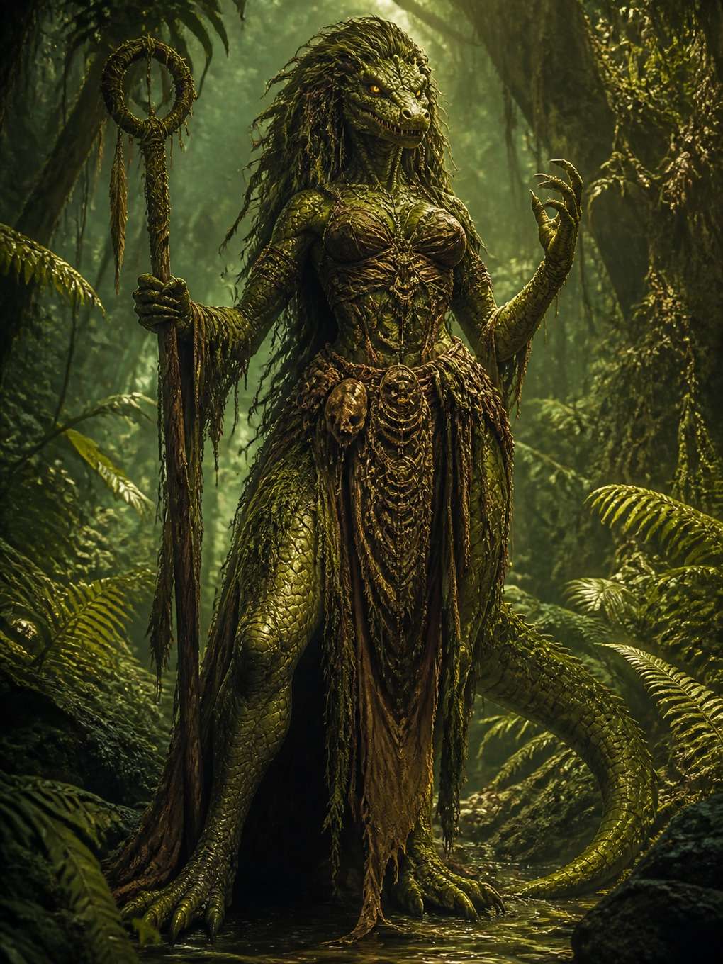 cuca guardiã da floresta brasileira - exemplo de cuca com