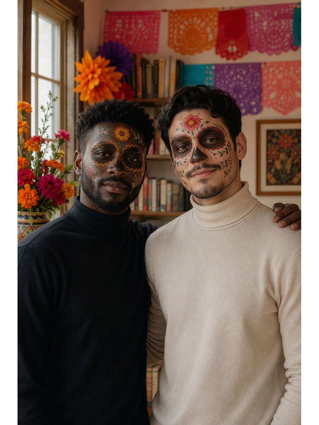 casal: flores e livros - exemplo de fotos de casal catrina
