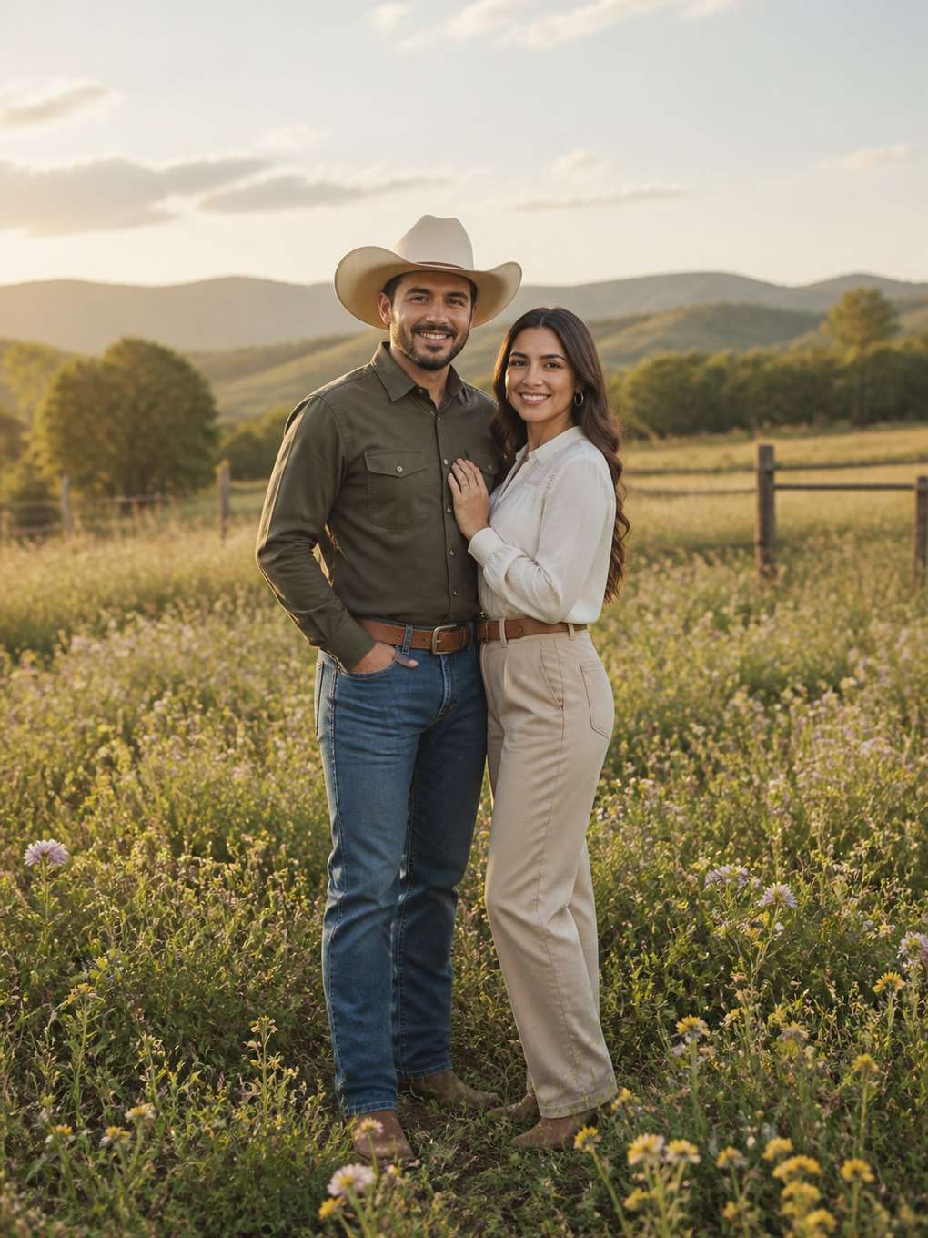 casal sertanejo no campo florido - exemplo de fotos de casal sertanejo