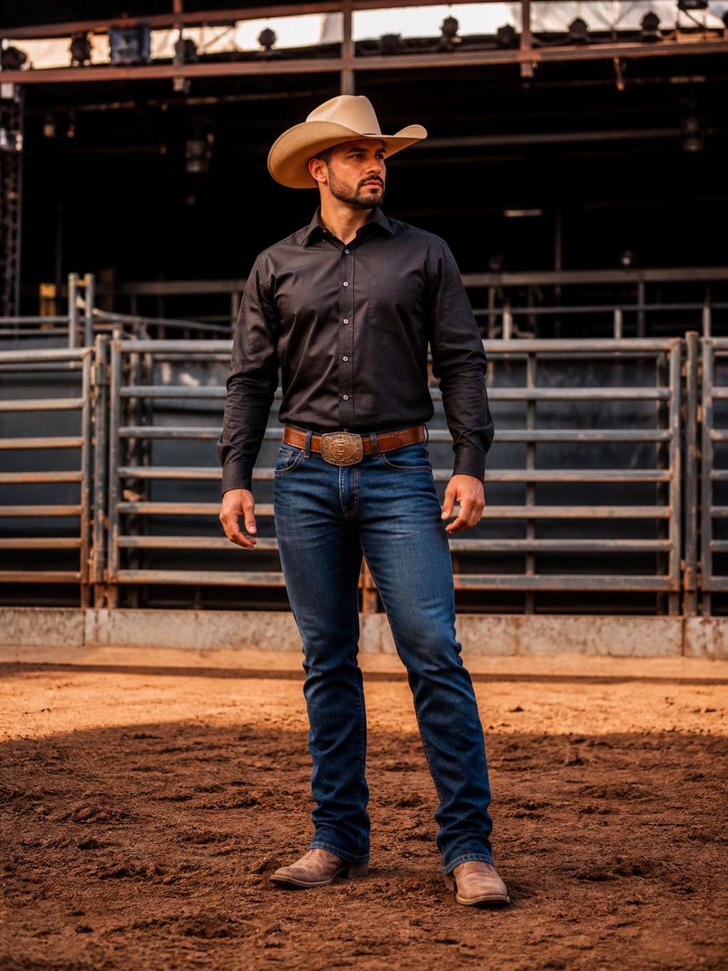 retrato masculino country moderno - exemplo de fotos de rodeio
