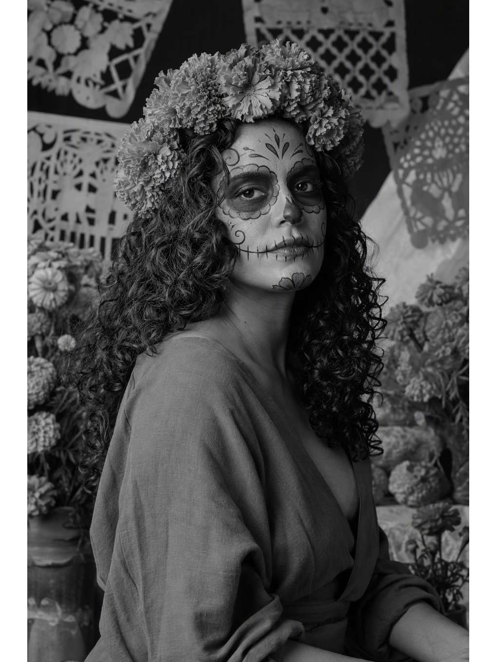 preto e branco - exemplo de fotos do dia dos mortos