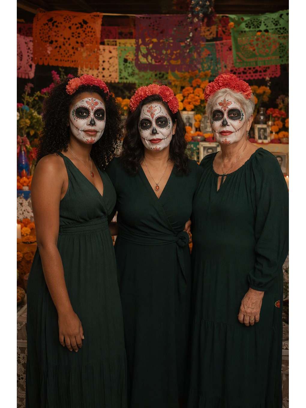 retrato de celebração - exemplo de fotos do dia dos mortos