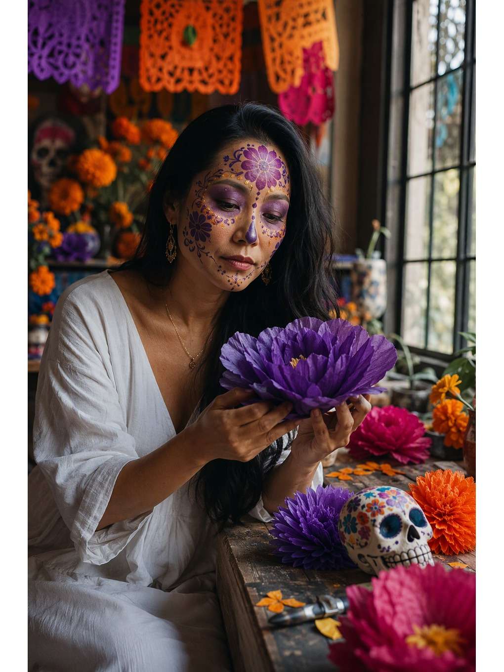 ateliê artesanal - exemplo de fotos do dia dos mortos