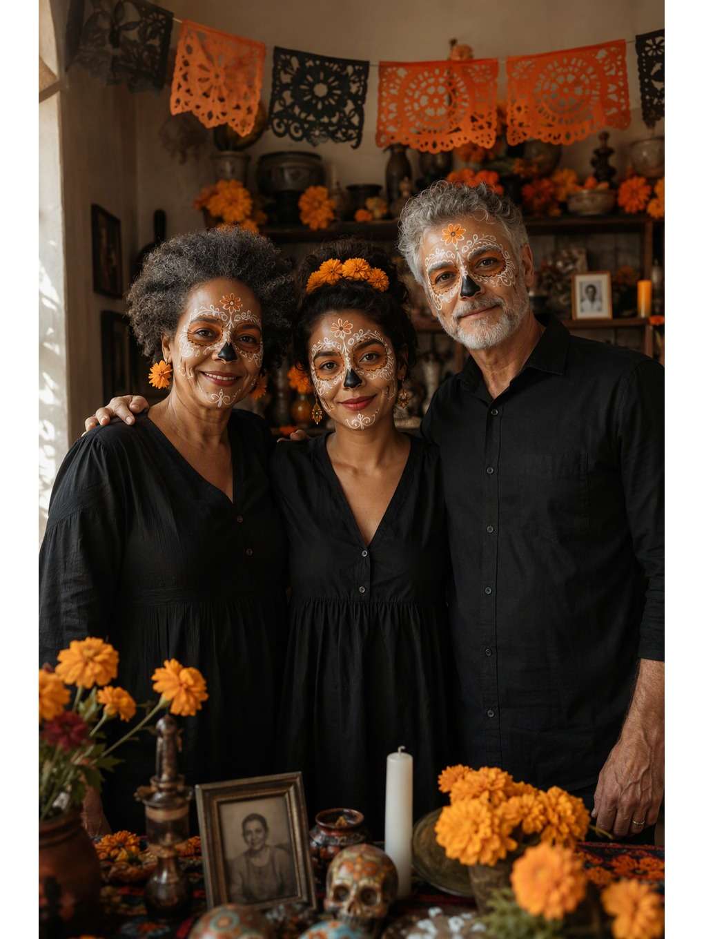 memória em casa - exemplo de fotos do dia dos mortos