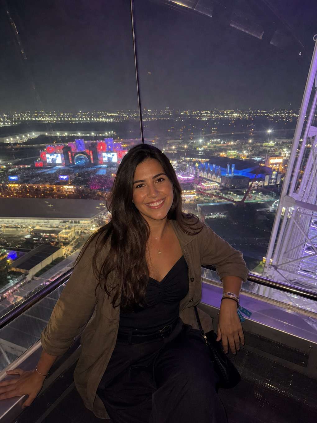 na roda-gigante do festival - exemplo de fotos no rock in rio