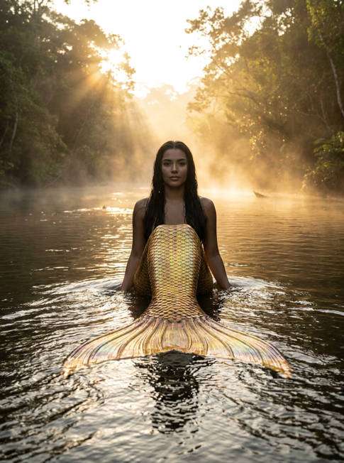 iara cinematográfica ao amanhecer - exemplo de iara com