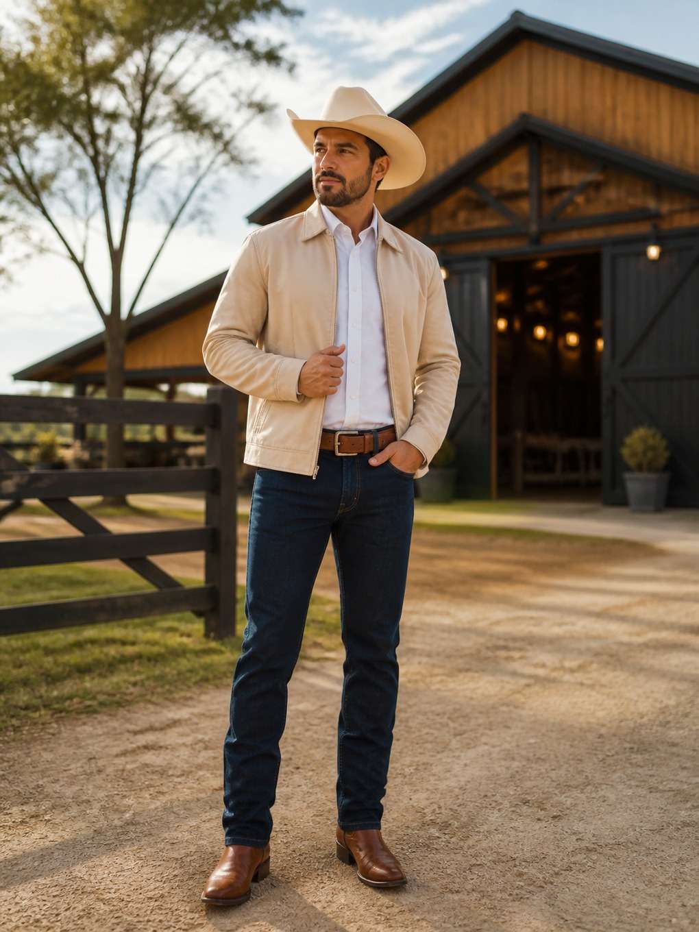 estilo agro chic brasileiro - exemplo de look sertanejo masculino