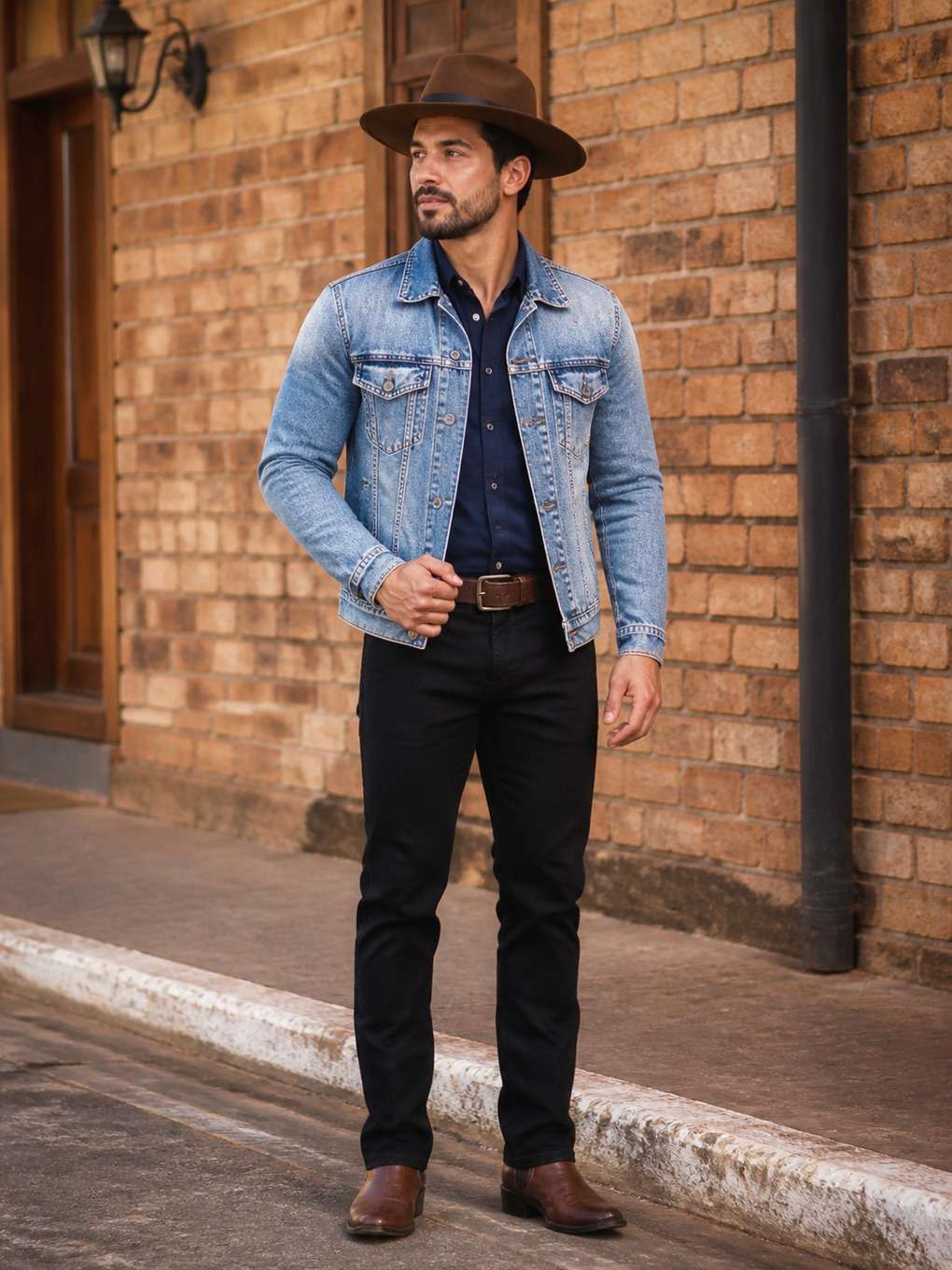 sertanejo jovem e discreto - exemplo de look sertanejo masculino