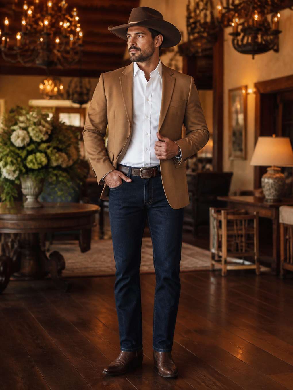 look sertanejo social para evento - exemplo de look sertanejo masculino