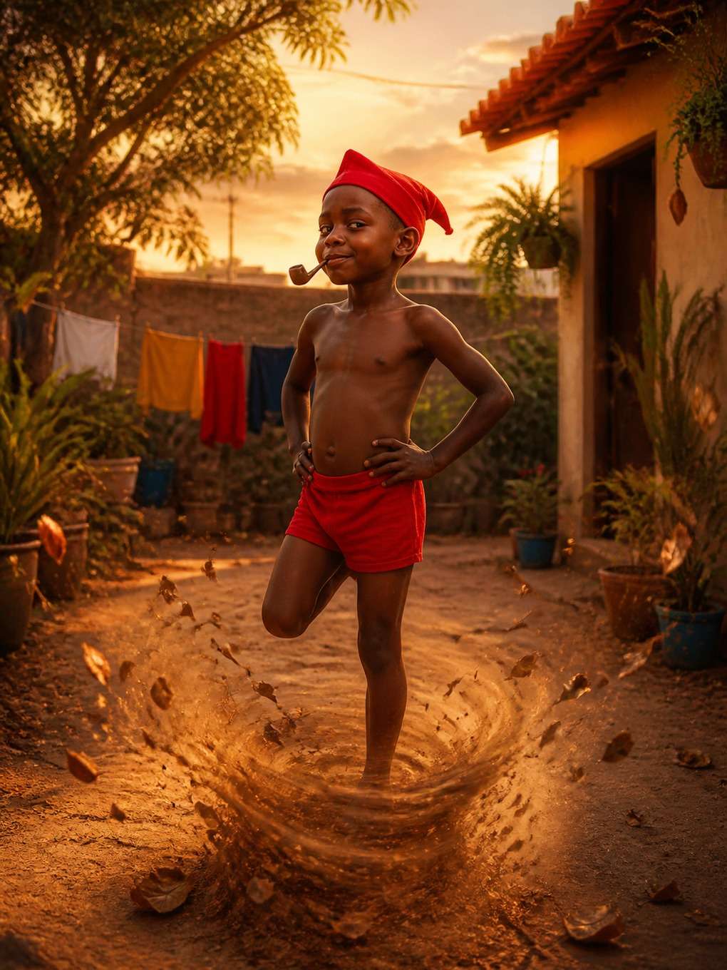 saci no quintal de casa - exemplo de personagens do folclore brasileiro com
