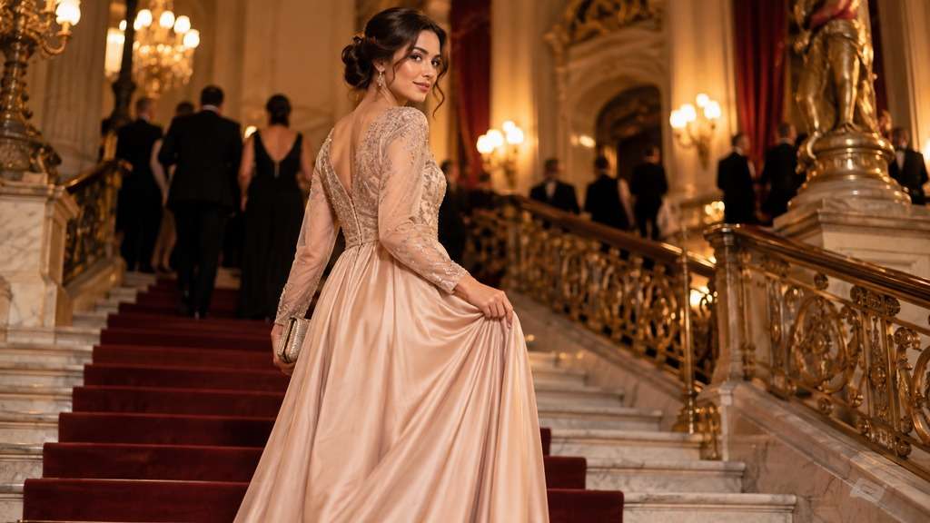 Versão milionária em noite de gala gerada com IA