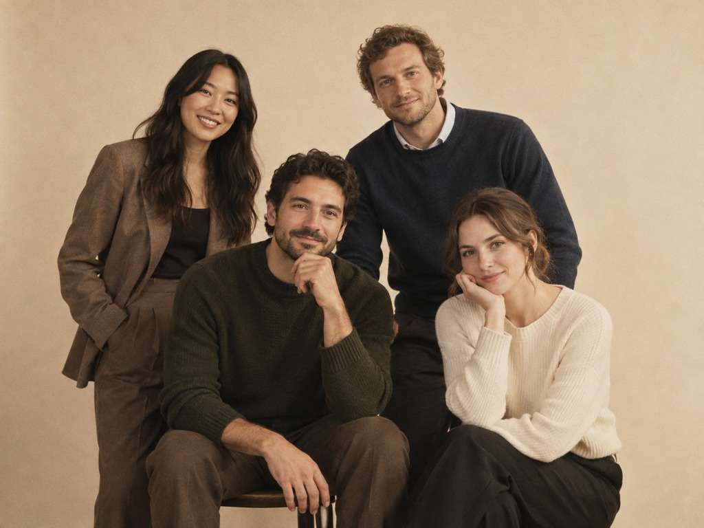 Ensaio com cara de filme vintage gerado com IA